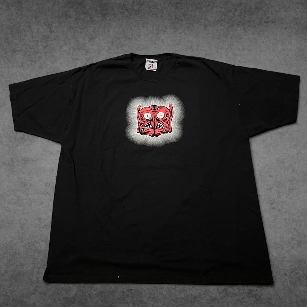 Vintage The Residents Demons Dance Alone Band Graphic Shirt XL Black Jerzees Y2K